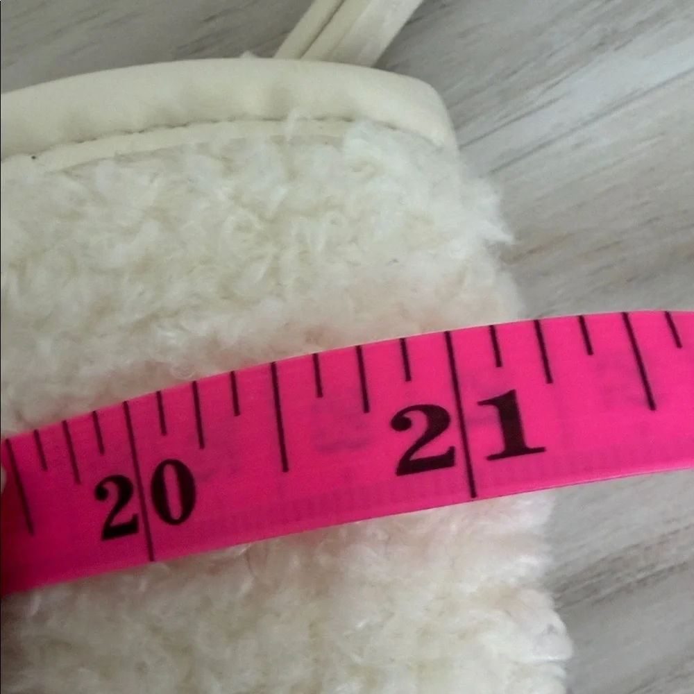 NWT PINK Victoria's Secret Cream Sherpa Tote Bag